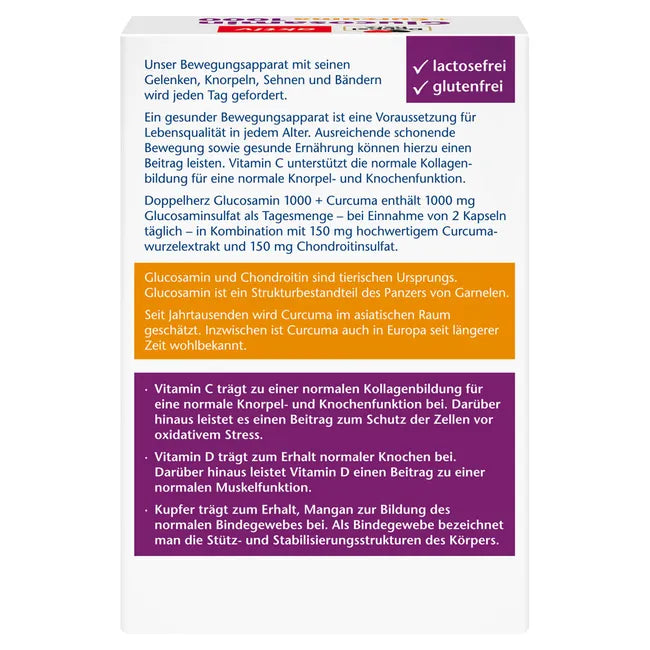 Doppelherz Glucosamin + Curcuma 1000